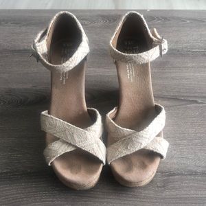 Toms wedge sandals